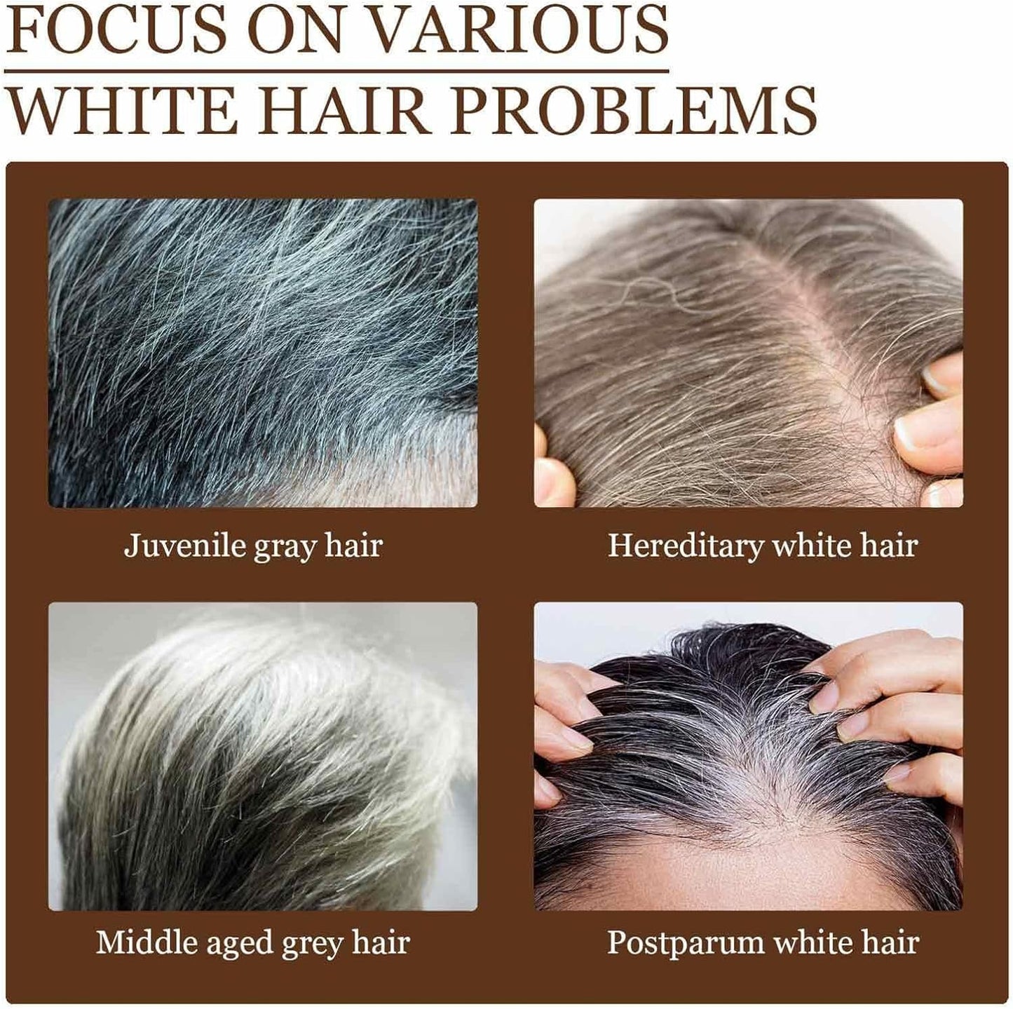 Organic Ganoderma Anti-Grey Hair Serum